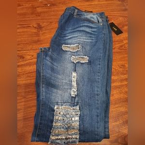 Lucky and Blessed plus size jeans